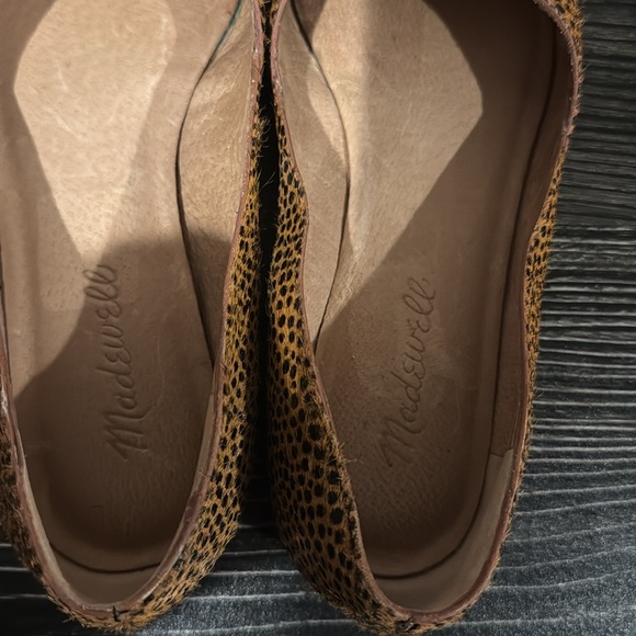 Madewell Leopard haircalf Women's Flats - Picture 4 of 5